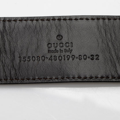 Gucci Leather Bamboo Horsebit Belt - Size 32 / 80 (SHF-c2WoNK)