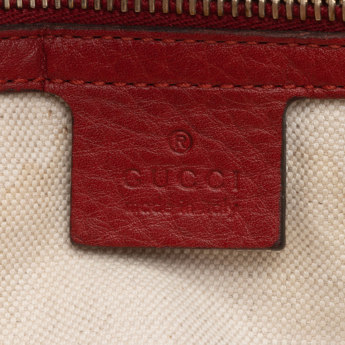 Gucci Leather Bamboo Medium Shopper Tote (SHF-BGoJH3)
