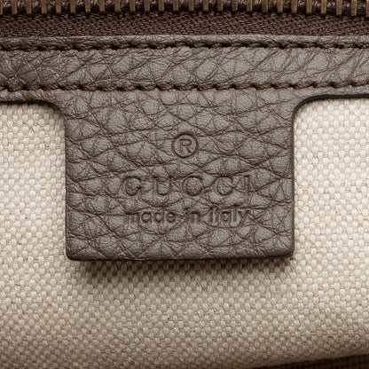 Gucci Leather Bamboo Medium Shopper Tote (SHF-Euai2t)