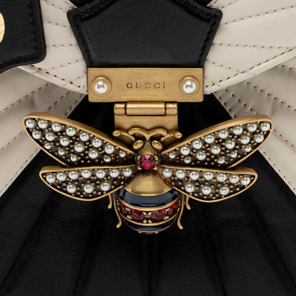 Gucci Leather Bamboo Queen Margaret Top Handle Backpack (SHF-29uUkT)
