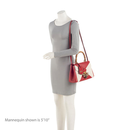 Gucci Leather Bamboo Queen Margaret Top Handle (SHF-CF7LJ0)
