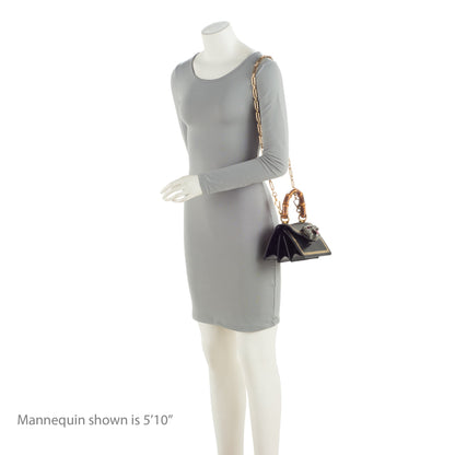 Gucci Leather Bamboo Thiara Small Top Handle (SHF-yZDyFo)