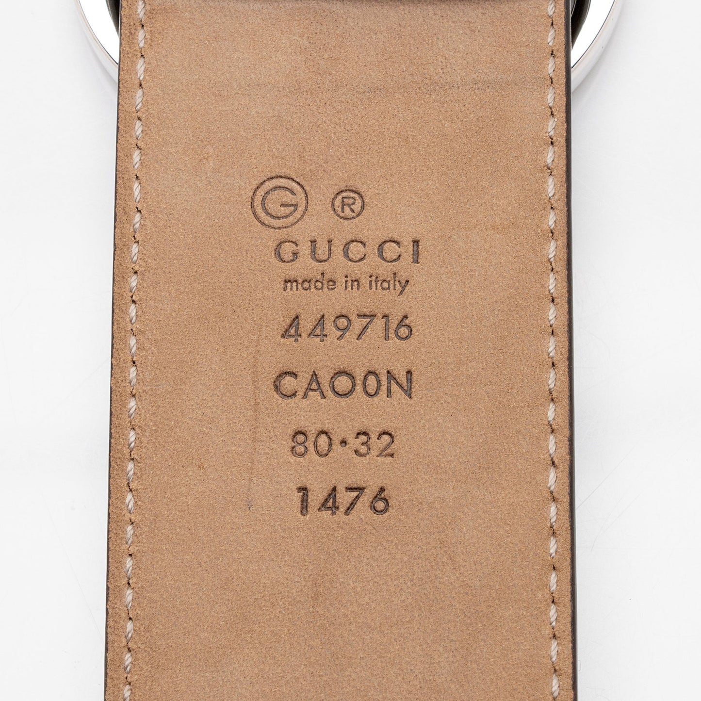 Gucci Leather Belt - Size 32 / 80 (SHF-ISc8WU)