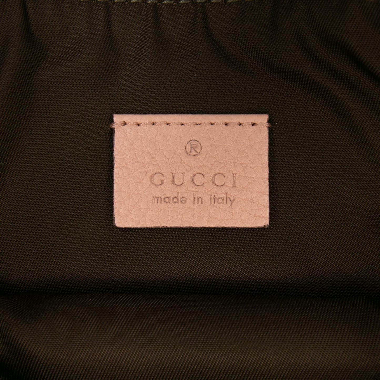 Gucci Leather Blind For Love Clutch