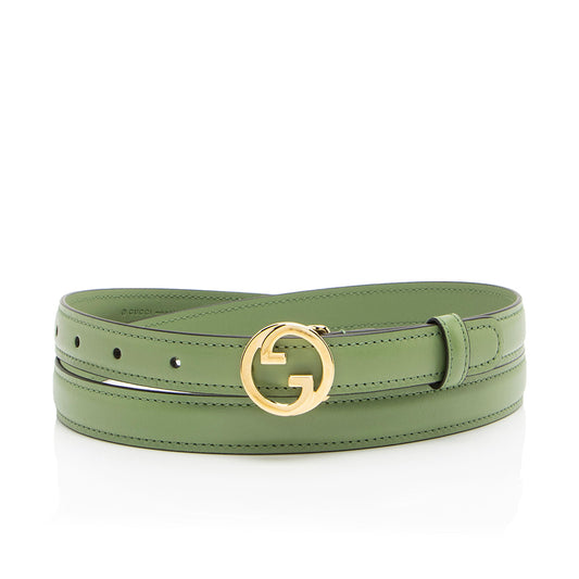 Gucci Leather Blondie Belt - Size 40 / 100
