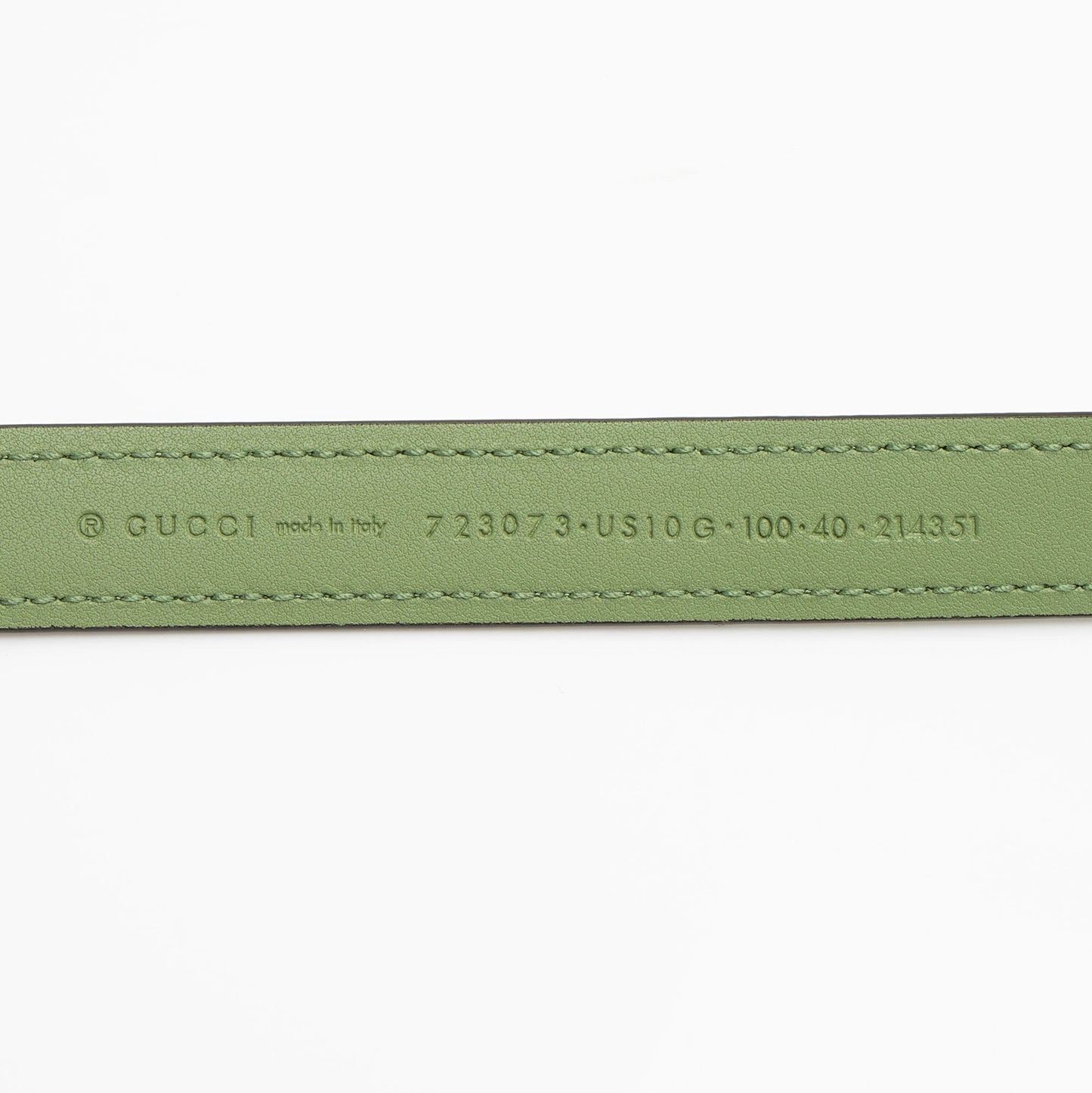 Gucci Leather Blondie Belt - Size 40 / 100