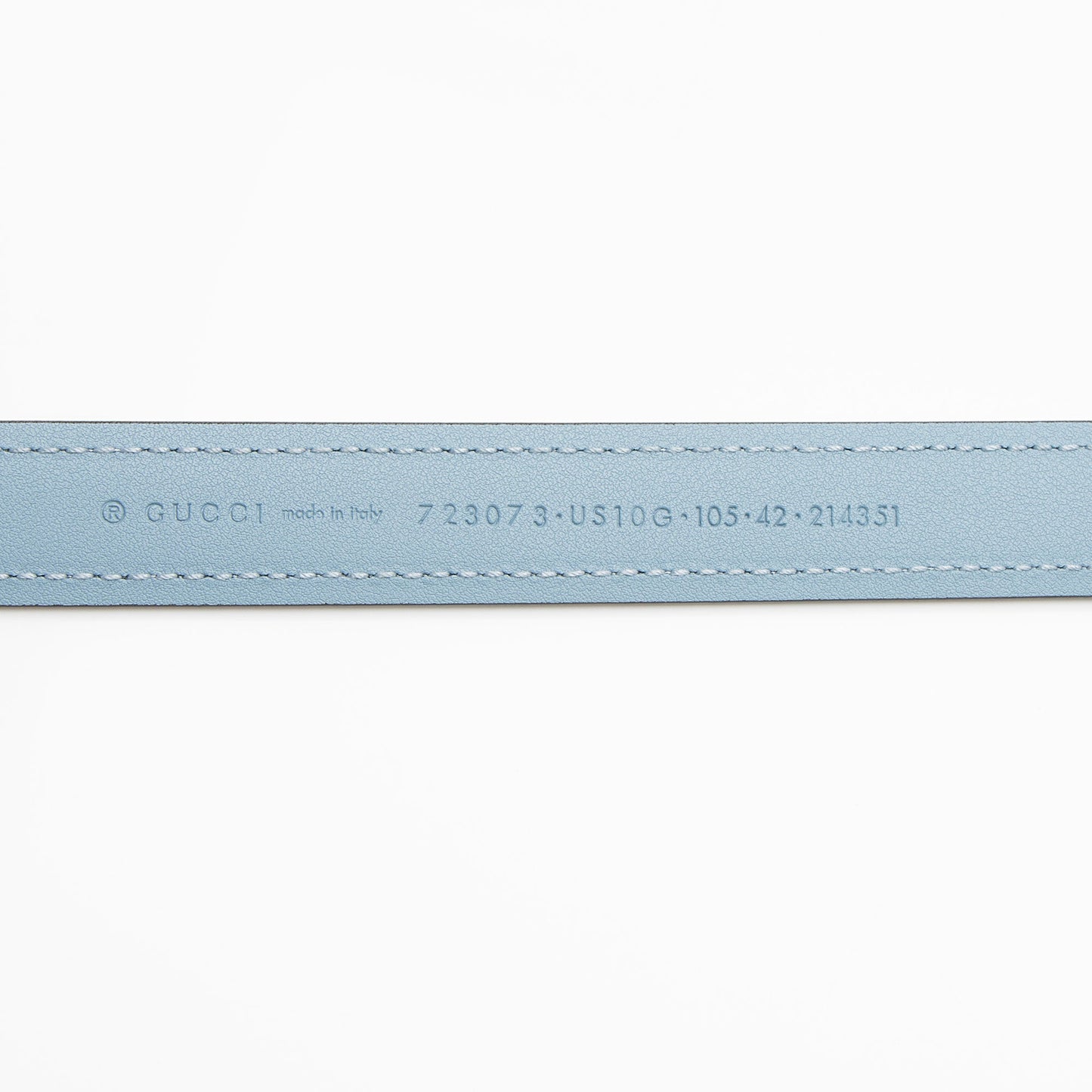 Gucci Leather Blondie Belt - Size 42 / 105