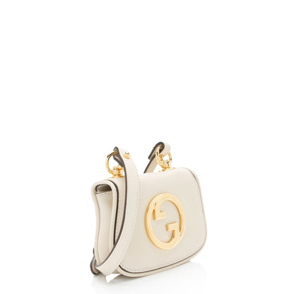 Gucci Leather Blondie Card Case on Strap