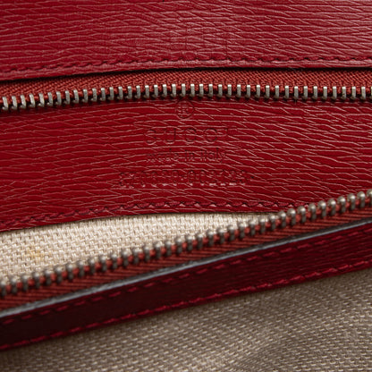 Gucci Leather Blooms Bamboo Daily Large Satchel (SHF-leOK1R)