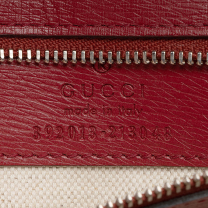 Gucci Leather Blooms Bamboo Daily Medium Satchel (SHF-YKON9B)