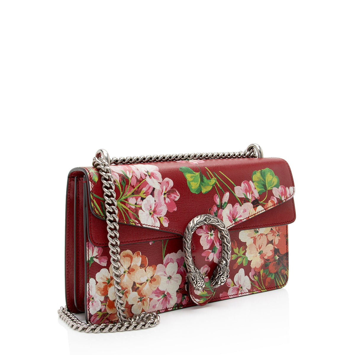 Gucci Leather Blooms Dionysus Small Shoulder Bag (SHF-cqqsxw)