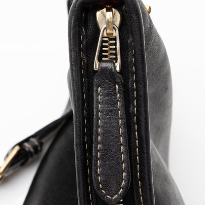 Gucci Leather Britt Messenger Bag (SHF-23050)