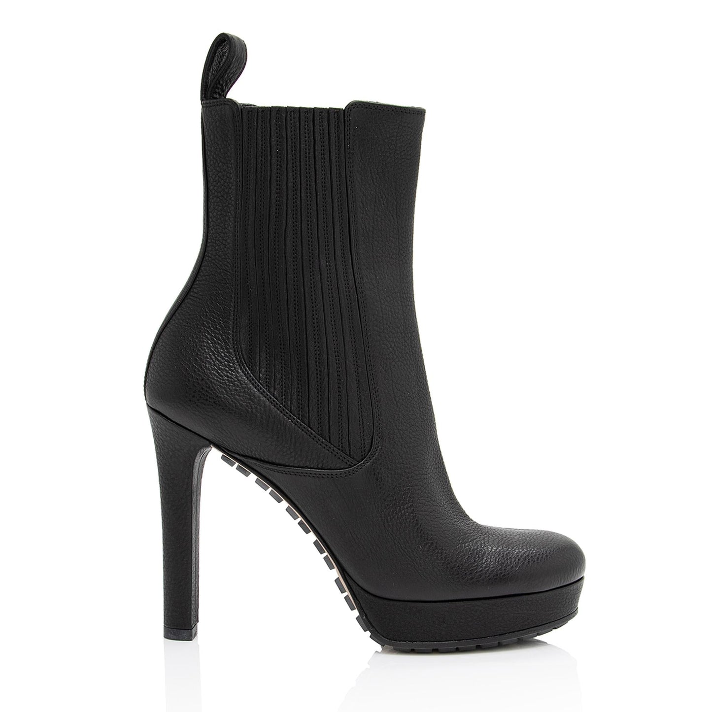 Gucci Leather Chelsea Platform Ankle Boots - Size 6 / 36 (SHF-qQV8n9)