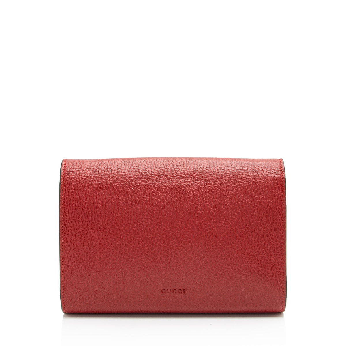 Gucci Leather Crystal Dionysus Chain Wallet (SHF-npRmI3)