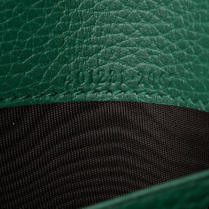 Gucci Leather Crystal Dionysus Chain Wallet (SHF-roOomv)