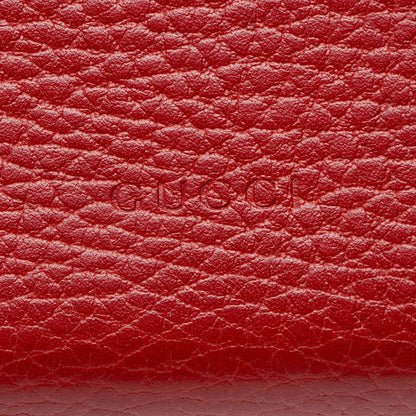 Gucci Leather Crystal Dionysus Chain Wallet