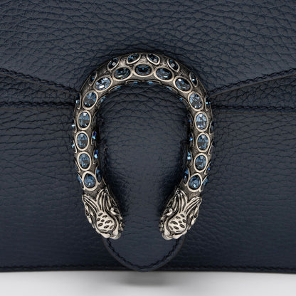 Gucci Leather Crystal Dionysus Small Shoulder Bag