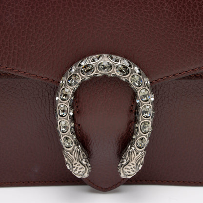 Gucci Leather Crystal Dionysus Small Shoulder Bag (SHF-wPeuFt)
