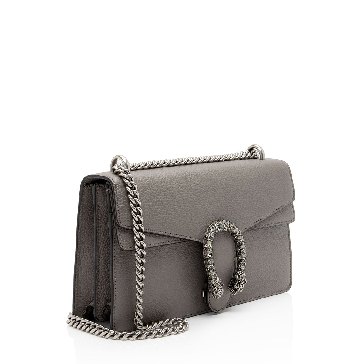 Gucci Leather Crystal Dionysus Small Shoulder Bag (SHF-7IrKBg)