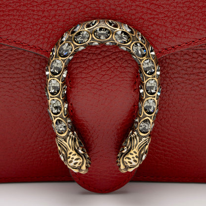 Gucci Leather Crystal Dionysus Small Shoulder Bag (SHF-JRvXni)