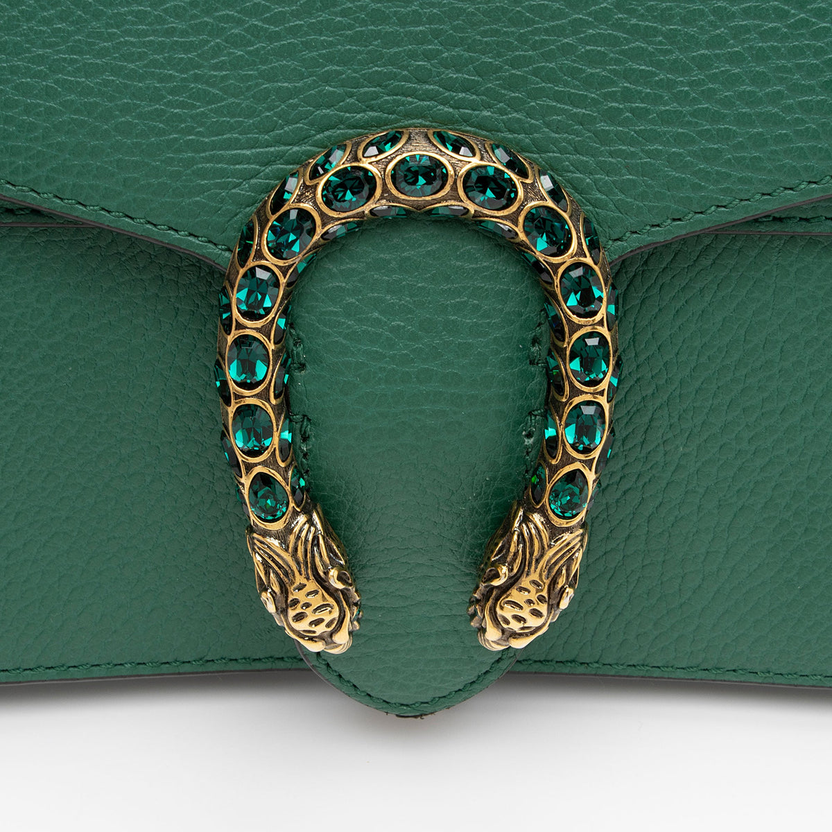 Gucci Leather Crystal Dionysus Small Shoulder Bag (SHF-0jMRJC)