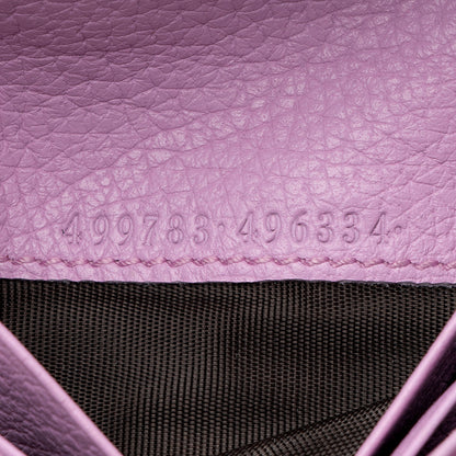Gucci Leather Crystal GG Marmont Card Case Wallet (SHF-OYPMCI)