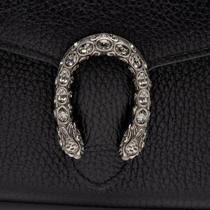 Gucci Leather Crystal Dionysus Chain Wallet (SHF-ZZjfuU)