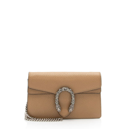 Gucci Leather Dionysus Super Mini Bag (SHF-B1JkXs)