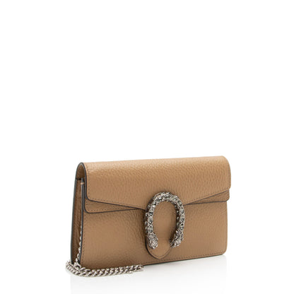 Gucci Leather Dionysus Super Mini Bag (SHF-B1JkXs)