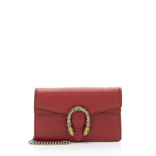 Gucci Leather Dionysus Super Mini Bag (SHF-GZ2wiR)