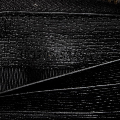 Gucci Leather Flora Knight Zip Around Wallet (SHF-GfjDtC)
