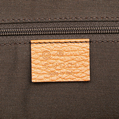 Gucci Leather GG Charm Dome Satchel