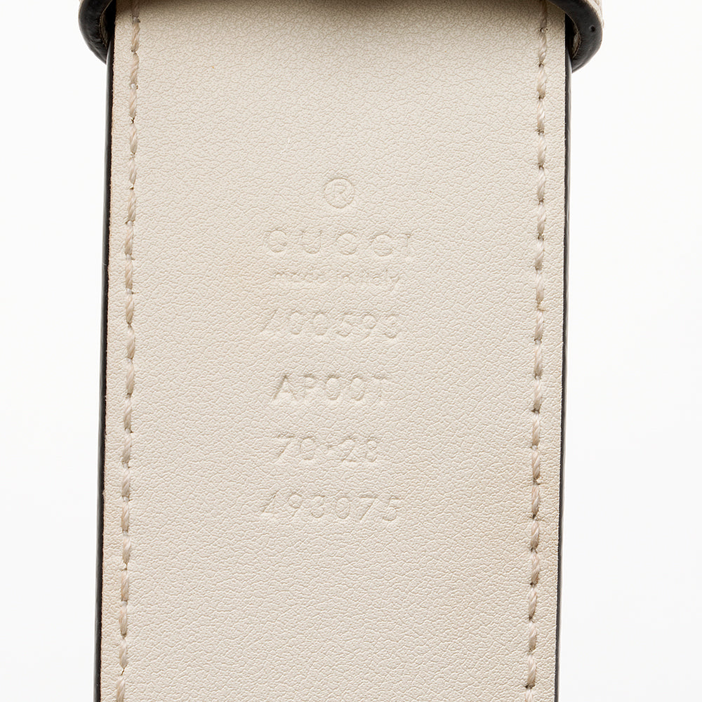 Gucci Leather GG Marmont Belt - Size 28 / 70 (SHF-19908)