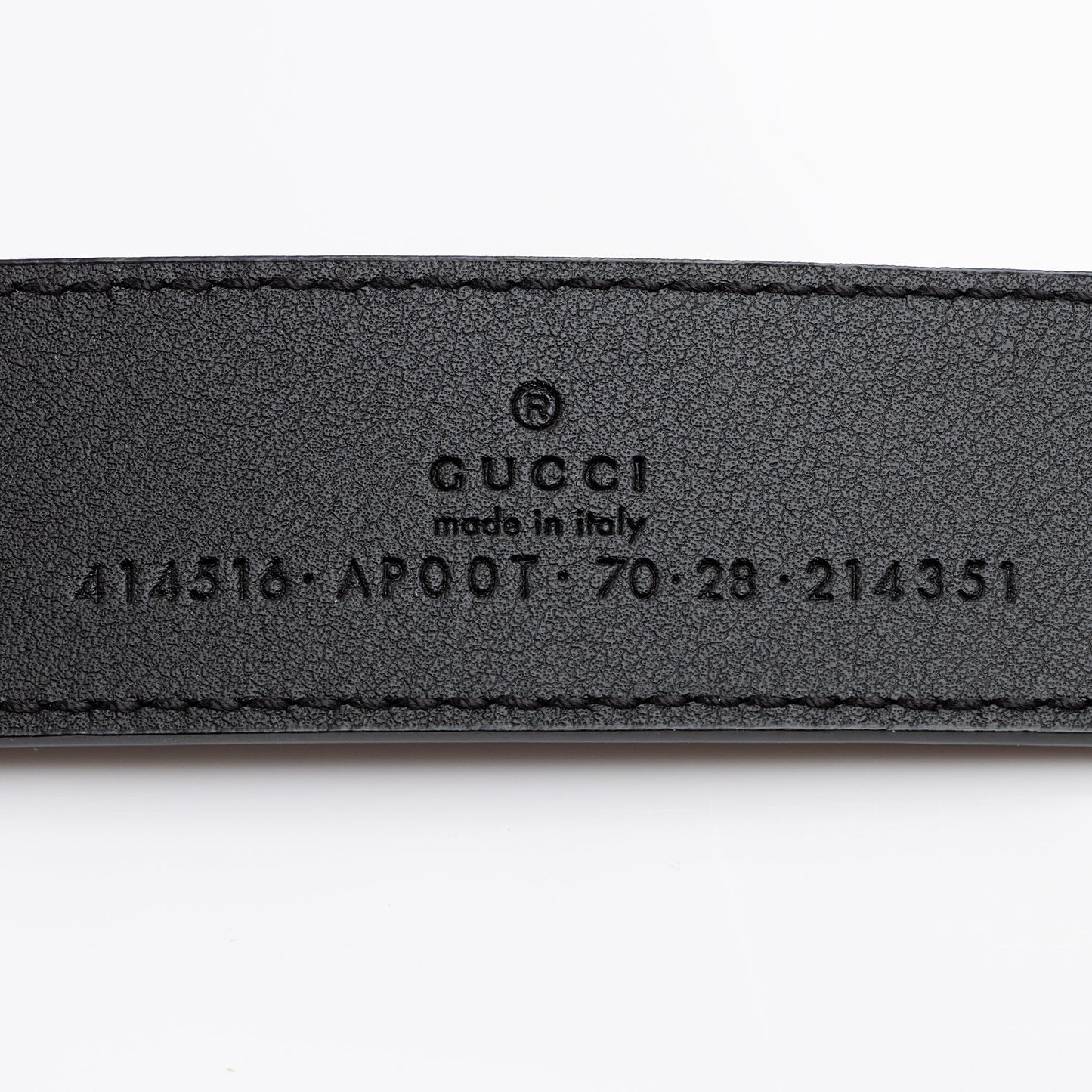 Gucci Leather GG Marmont Belt - Size 28 / 70 (SHF-mq18kD)