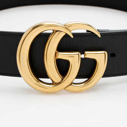 Gucci Leather GG Marmont Belt - Size 30 / 75 (SHF-21857)