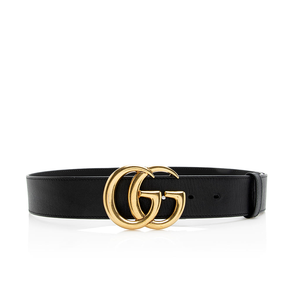 Gucci Leather GG Marmont Belt - Size 30 / 75 (SHF-21857)