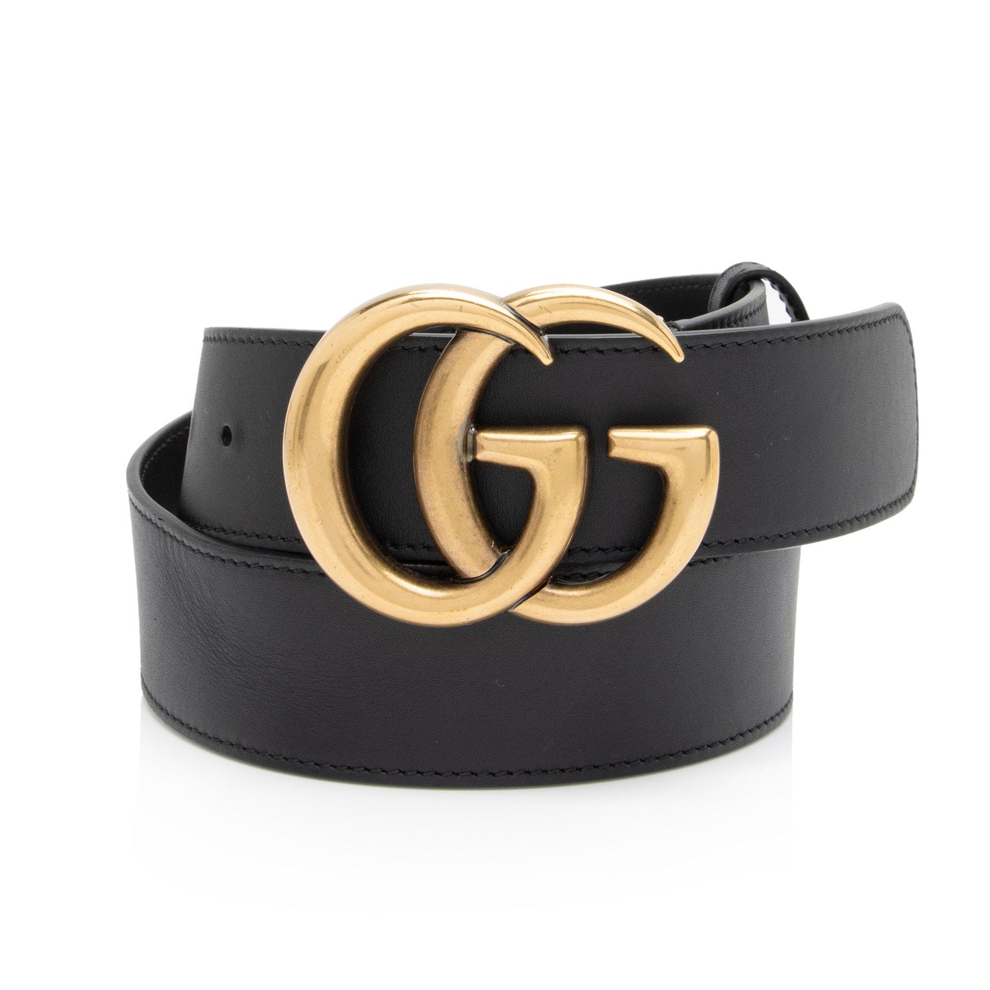 Gucci Leather GG Marmont Belt - Size 30 / 75 (SHF-QqVWmm)