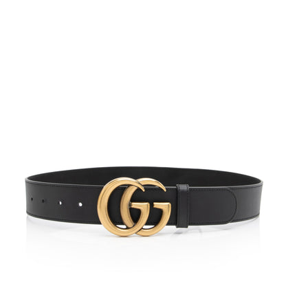Gucci Leather GG Marmont Belt - Size 30 / 75 (SHF-QqVWmm)
