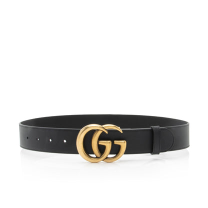 Gucci Leather GG Marmont Belt - Size 30 / 75 (SHF-mdeMux)