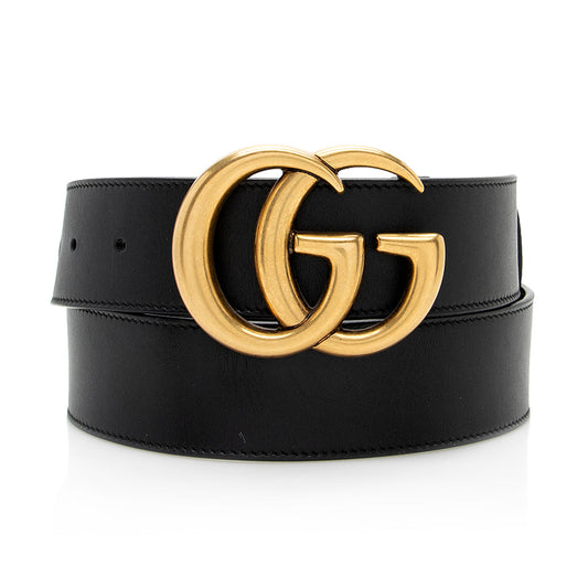 Gucci Leather GG Marmont Belt - Size 34 / 85 (SHF-19342)