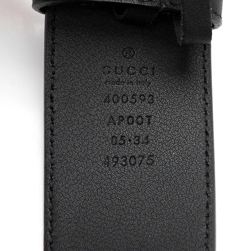 Gucci Leather GG Marmont Belt - Size 34 / 85 (SHF-19342)