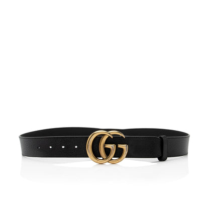 Gucci Leather GG Marmont Belt - Size 34 / 85 (SHF-QTH5B1)