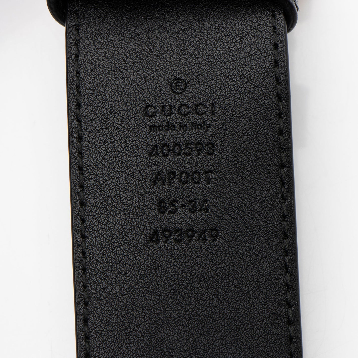 Gucci Leather GG Marmont Belt - Size 34 / 85 (SHF-c1NOzY)