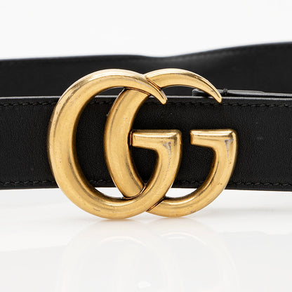 Gucci Leather GG Marmont Belt - Size 36 / 90 (SHF-21795)