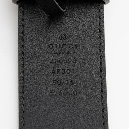 Gucci Leather GG Marmont Belt - Size 36 / 90 (SHF-22915)