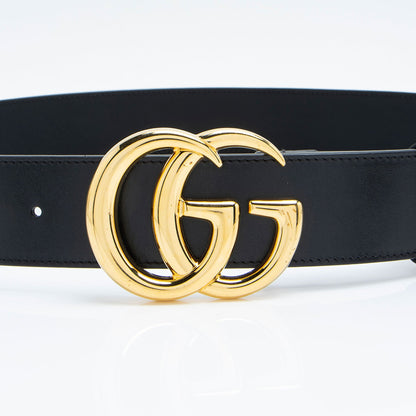 Gucci Leather GG Marmont Belt - Size 36 / 90 (SHF-tnvkMD)