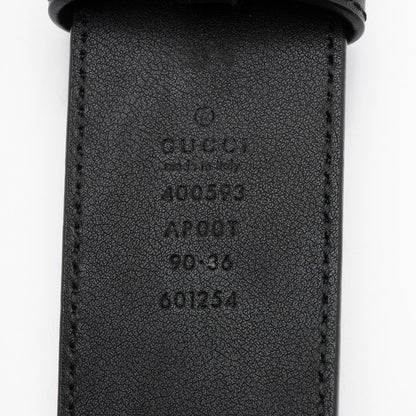Gucci Leather GG Marmont Belt - Size 36 / 90