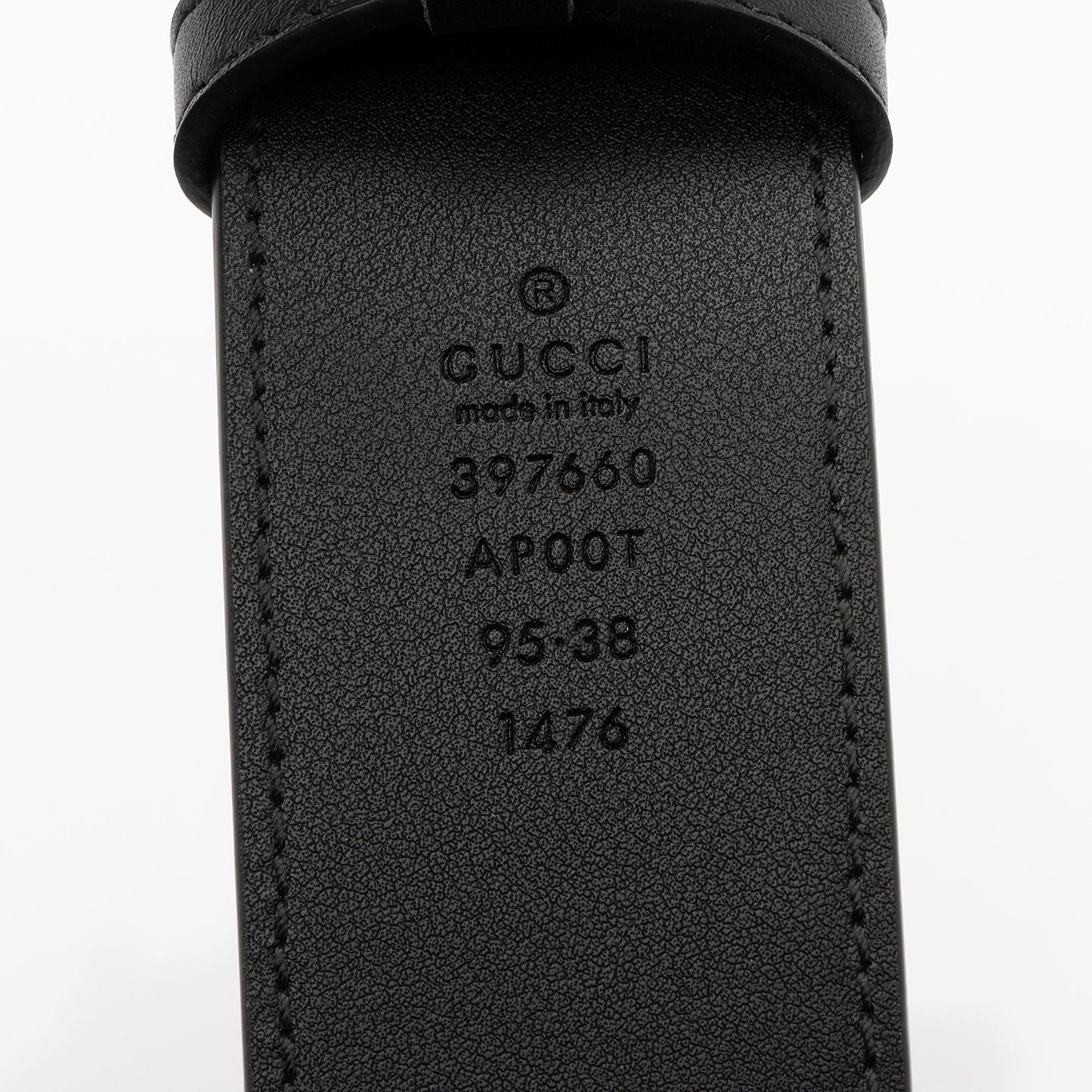 Gucci Leather GG Marmont Belt - Size 38 / 95 (SHF-Ghk80h)