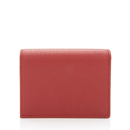 Gucci Leather GG Marmont Card Case Wallet (SHF-S4ROsJ)