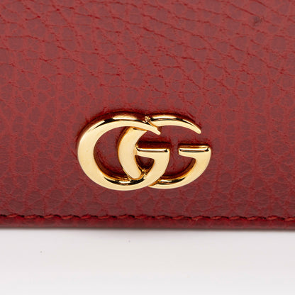 Gucci Leather GG Marmont Card Case Wallet (SHF-S4ROsJ)